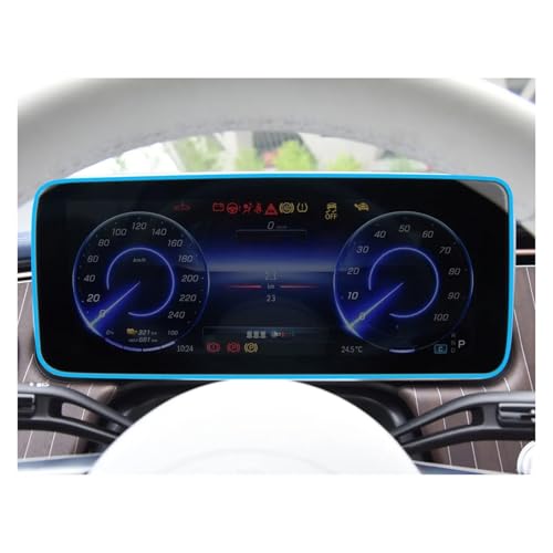 Protection verre Mercedes EQE 2023 écrans GPS et tableau de bord luxe