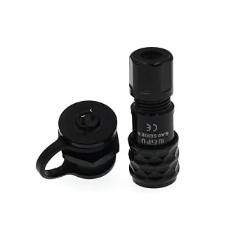 WEIPU SA610/P2B SA615/S2B 2 3 4 5 Pin Waterproof Connector, IP67 Tiny Male Female Metal Connector Plug and Socket Male Plug Female Socket,3pin