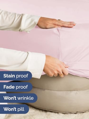 Image of Extra Deep Split King Fitted Sheet - Single Fitted Sheet - Lavender Pink | Easily Fits 18 inch to 24 inch Mattress, Soft, Wrinkle Free, Breathable & Comfy, Extra Deep Pockets Hotel Luxury Fitted Sheet