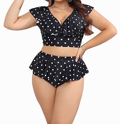 Maillot de bain deux pièces galbant pour sublimer les formes 4XL
