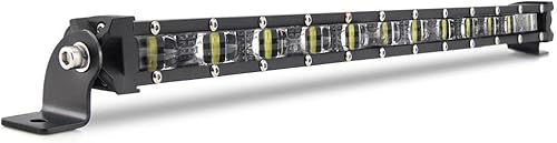 Barra de luz Led de 8 pulgadas y luz de conducción de fila única de 30 W LEDs CREE 6D lámpara de luz de carretera para Jeep, cabina, barco, SUV,