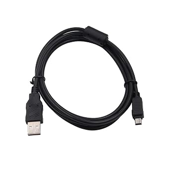 CB-USB5 USB Cable Replacement 12Pin CB-USB6/CB-USB8 Camera Transfer Data Sync Charging Cord Compatible with Olympus Digital Camera E330 E-410 E-510 E520 SZ-10 SZ-30 Olympus Tough TG-1 and More 4.9ft