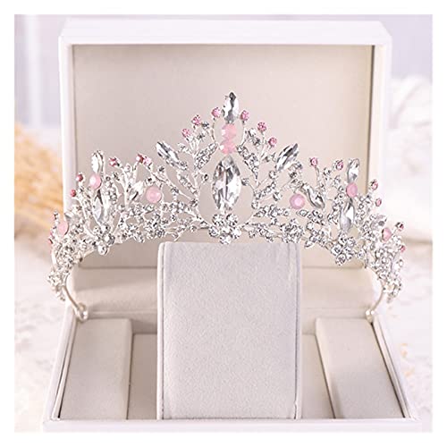 Coiffure mariage qui tient couronne cristal vintage anti-glisse pour cheveux mariée