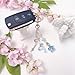 cioatu Y2K Aesthetic Keychains for Women Cute Flowers Star Cake Jellyfish Keychins Charms Kawaii Bag Purse Decor (Blue Dolphin)