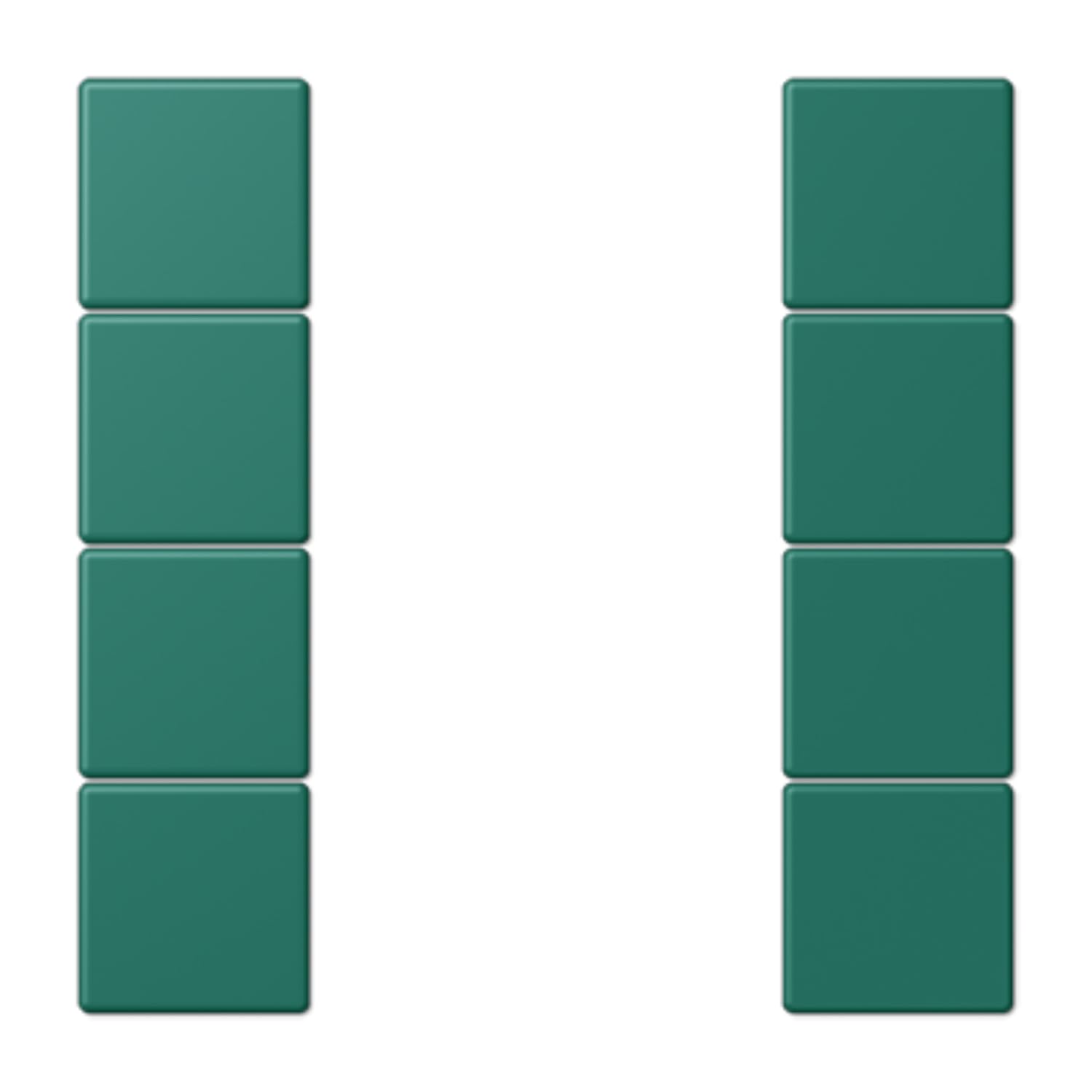 Jeu de touches F50 pour remplacer et réparer un boîtier JUNG LC504TSA216