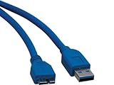 Tripp Lite USB 3.0 SuperSpeed Device Cable (A to Micro-B M/M) 10-ft.(U326-010)