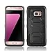 Asuwish Phone Case for Samsung Galaxy S7 Edge Cover Hybrid Shockproof Drop Proof Full Body Protective Heavy Duty Cell Accessories Glaxay S7edge Gaxaly S 7 Plus Galaxies GS7 7s 7edge Women Men Black