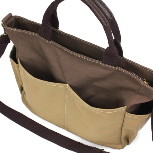 Bolso Tote Multi Bolsillos con Correa Cruzada Desmontable miniatura 6