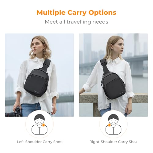 K&F CONCEPT Small Camera Bag for Photographer, Camera Sling Crossbody bag for DSLR/SLR/Mirrorless Camera, Compact Camera Case for Men and Women, Black by K&F CONCEPT - Image 6