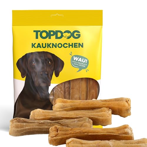 Futternest Kauknochen Hirsch 12cm - 100% Natürliche Haut Für Hunde (5er Set)