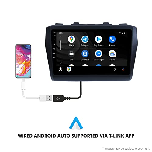 Image of 9 Inches Advanced Car Radio Receiver Android 10 System for Maruti Suzuki New Swift with 2GB /16GB RAM & ROM with Apple Carplay and Android Auto