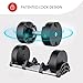 NÜOBELL Adjustable Dumbbell Pair 5-80 lbs: the Adjustable Dumbbells and Free Weights You've Always Wanted for Home Gym, Weight Benches and Dumbbell Exercise