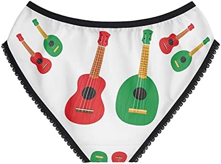 Ukulele Panties, Ukulele Underwear, Briefs, Cotton Briefs, Funny Underwear, Panties For Women