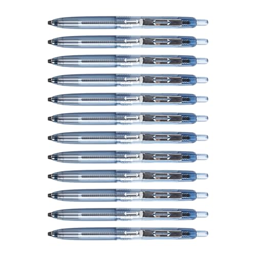 12PCS Retractable Gel Pen 0.5MM Quick Dry Ergonomic Grip Gel Inks Pen Office Writing Tool for Daily Writing Note Taking Retracta
