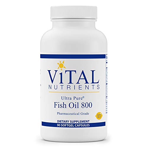 Vital Nutrients - Ultra Pure Fish Oil 800 (Pharmaceutical Grade) - Hi-Potency Wild