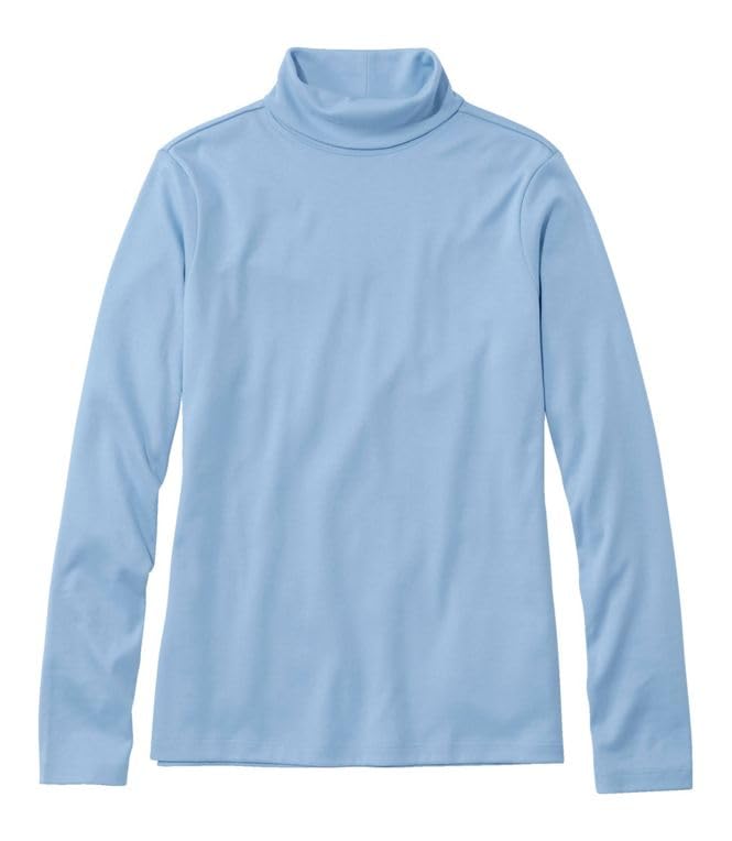 Kaynee, Long Sleeve Turtleneck Shirt, Light Blue, Adult - Small