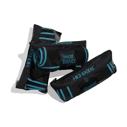 HigherDOSE Stomach Sweat Band - Waist Trainer for Women & Men - Helps Support Core & Back - Locks in Heat & Amplifies Sweat