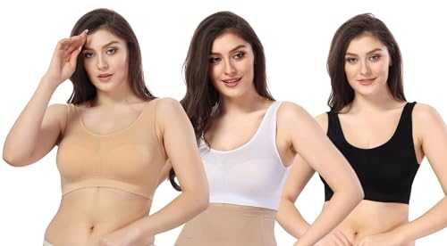 Image of Fabme Women's Seamless Skin Non Padded Full Coverage Bra