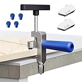 Dmuzsoih Porzellan Fliesenschneider | 2 In 1 Manuelles Werkzeug Für Die Spiegelinstallation | Glasschneider,Für Badezimmer Renovierung Küchenumbau Wand Und Duscharbeiten Heimwerker Projekte Und