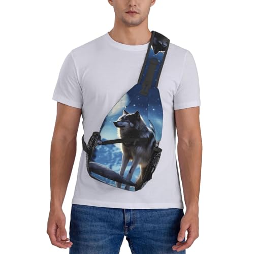 Mochila cruzada para hombre negra multiusos miniatura 7