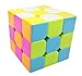 Topsung YJ Yulong Stickerless Speed Cube 3x3 Smooth Magic Cube Puzzle Colorful with Tripod Base