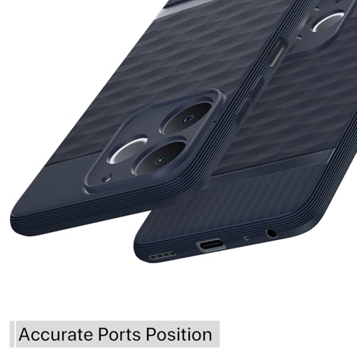 Image of Outlouders Back Cover for Realme C71 | Full Camera Protection | TPU Soft Flexible Shockproof Bumper Case (Blue)
