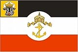 mecklenburg schwerin fussball.de gute Dehnfähigkeit U24 Aufkleber Dienstflagge Marine Mecklenburg-Schwerin Flagge Fahne 8 x 5 cm Autoaufkleber Sticker