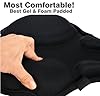 Roysmart Housse de Selle en Gel pour Siège de Vélo, Vélo Gel Housse de siège Coussin de Siège de Vélo d'exercice Grande Taille Confortable, Parfait pour Hommes Femmes - Noir #3
