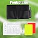 Gosknor Soccer Referee Card Set, 2pcs Warning Referee Red and Yellow Cards with Leather Case Recording Papers Pencil for Volleyball Football Baseball Rugby Ideal Coaches Accessories Kit