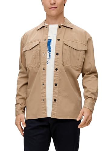 Overshirt s.Oliver homme contre le froid automnal surchemise coton