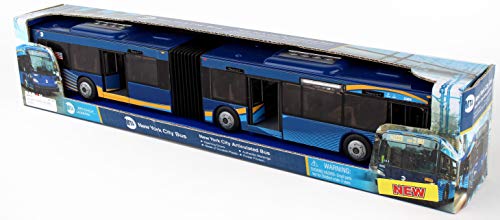MTA Model Bus New York City Articulated Bus New Paint Scheme 1:43 Scale Daron