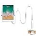 Produktbild Schwanenhals Handyhalter iPad Stand Handy Clip Ständer Tablet Halterung, 360 einstellbare Universal Smartphone Halterung (Silber)