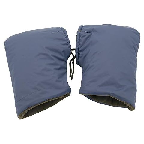 Motorcycle Handlebar Muffs Gloves for Men Women Windproof Scooter Grip Mittens Winter Thick Water-Resistant Handlebar Gloves Hand Warmer Motorbike Riding Muffs Gloves Navy Blue Cover