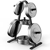 Supporto per piastre per pesi da 181,4 kg, per piastre olimpiche da 5,1 cm