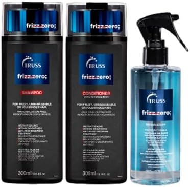Kit Truss Frizz Zero | Shampoo, Condicionador e Máscara Líquida p...