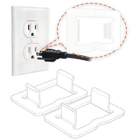 Loose Outlet Fix Plug | Make Your Loose Socket Jack Snug for Power Plug | Socket Extender Secured onto Wall Socket | Won't Fall Out Easily |6 Pack Tight Plus 6 Pack Medium Tight - Matte White Cover