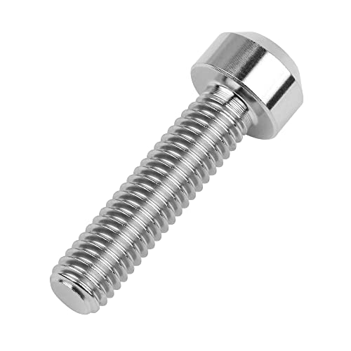 Image of Titanium Torx Square Head M6 x 10 15 20 25 30 35 40 45 50 60 65 70 80mm Screw Pack of 5 (Normal Titanium, M6x25mm)