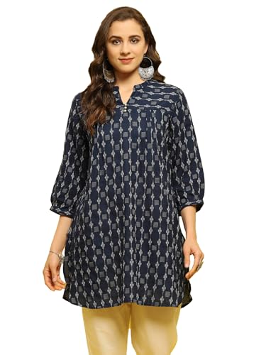 Image of Shree Women Liva (Rayon) White Floral Print Kurta