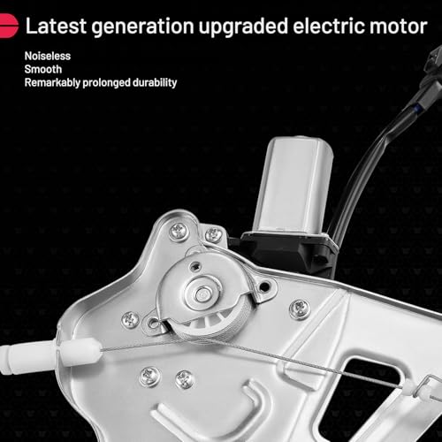 Image of BDFHYK 741-761 Power Window Regulator with Motor Front Right for Buick Lesabre 2000 2001 2002 2003 2004 2005 00 01 02 03 04 05