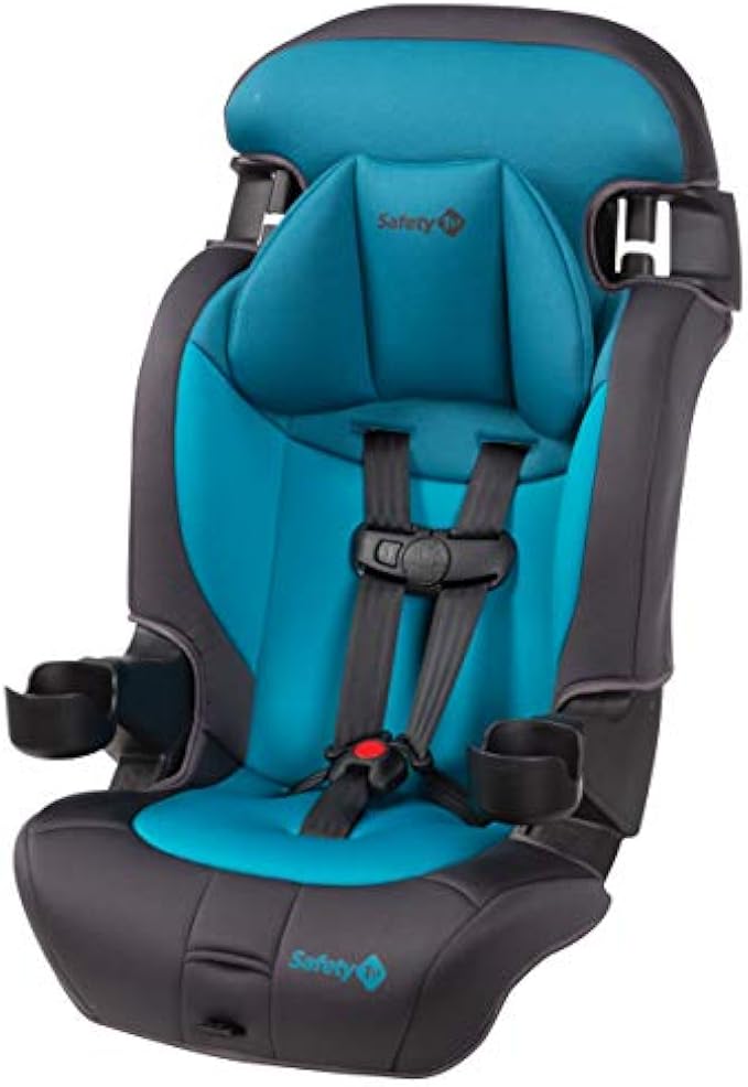 Safety 1st Grand 2-in-1 Booster Car Seat, Forward-Facing with Harness, 30-65 pounds and Belt-Positioning Booster, 40-120 pounds, Capri Teal