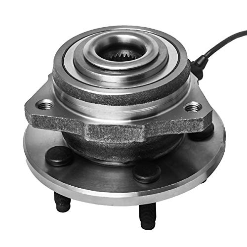 Front Right Wheel Hub And Bearing Assembly Passenger Side Compatible With 2002-2007 Jeep Liberty (4-Wheel Abs Only) Auqdd 513177 [5 Lug Hub, W/Abs] #TOP22