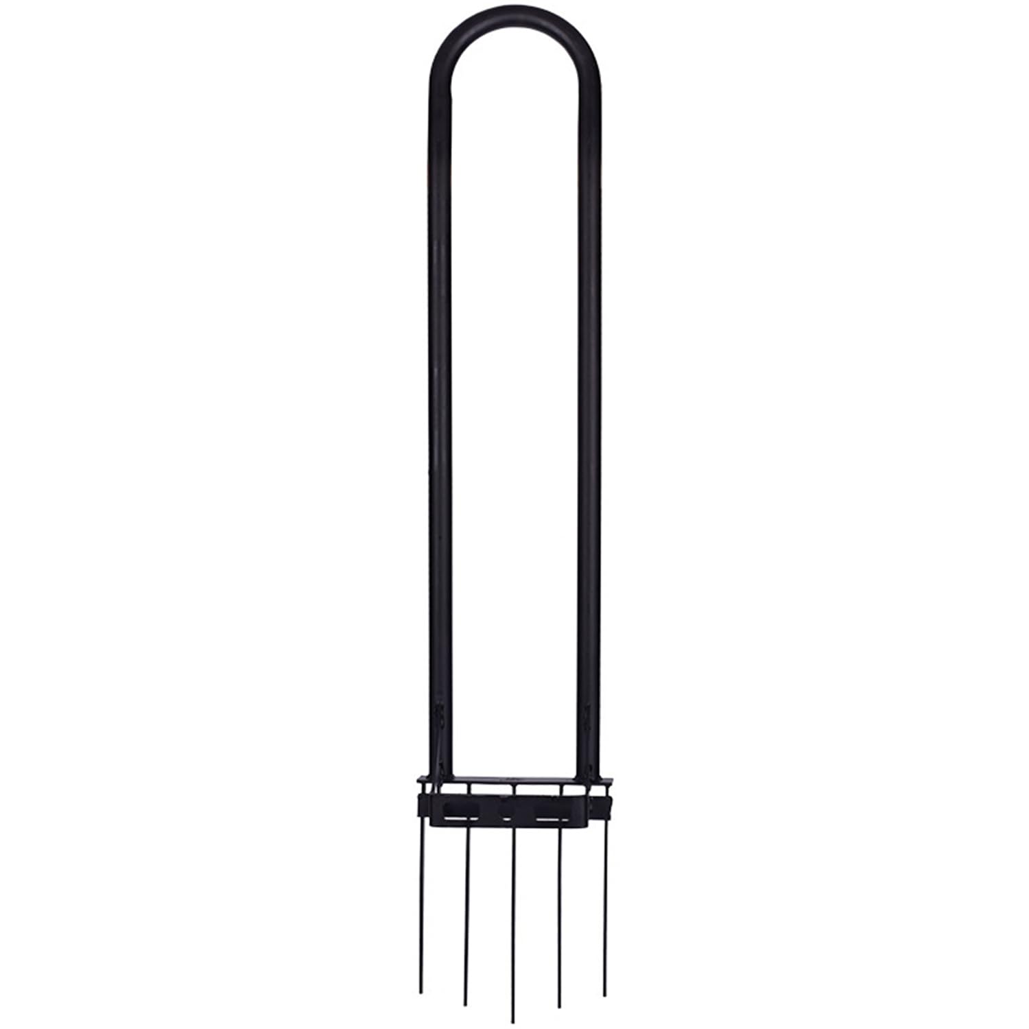 paiaojia 5 Tines Heavy Duty Pitch Fork for Gardening Spading Digging Fork Garden Forged Steel 46" Long Handled Garden Tool Claw Weeder