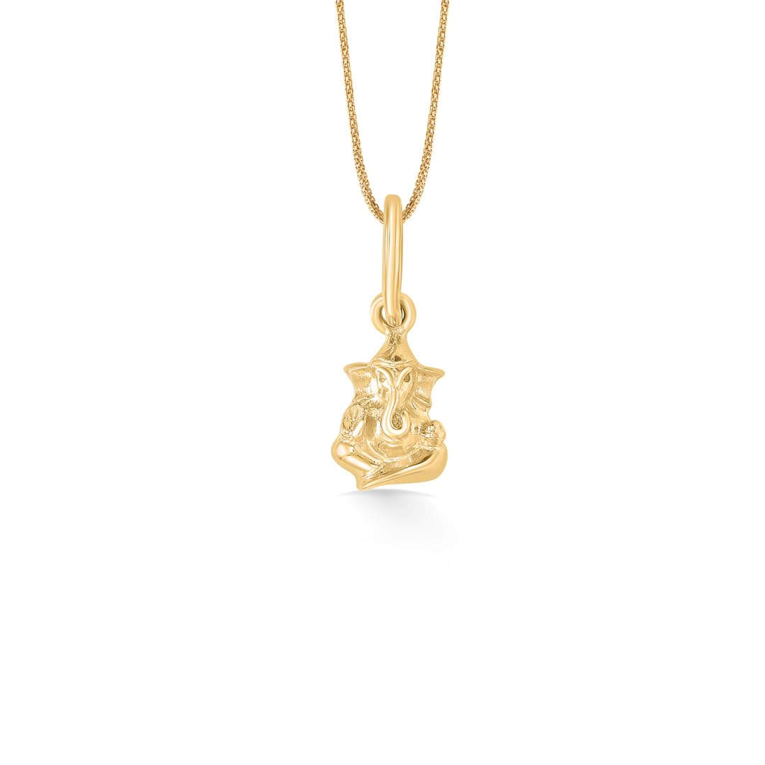 P.N.Gadgil Jewellers 22 Karat (916) BSI Hallmarked Yellow Gold Vighnaharta ReligiousPendant For Women/Men GP15-image-39