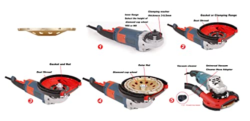 Image of Dust Shroud for Angle Grinders,Universal 7-Inch Dt1902-180D