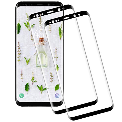 Miuphro[2 Pack Screen Protector voor Samsung Galaxy S8, Samsung Galaxy S8 gehard glas Screen Protector, Crystal Clear Bubble Free+ Anti-Scratch+Anti-Fingerprint+9H hardheid