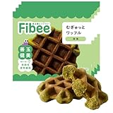 Fibee ミツカン むぎゅっとワッフル 抹茶 1種×4個 |おから 全粒粉 腸まで届く 発酵性 食物繊維 腸活 ワッフル おやつ 小腹満たし 日持ち お菓子 ファイビー