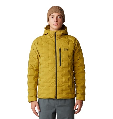 Mountain Hardwear Men's StretchDown Hoody, Dark Bolt-New 2024, Large
