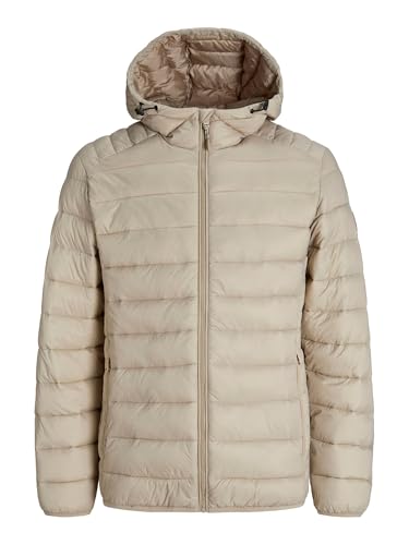 JACK & JONES Jjebradley Light Puffer Hood Noos Crockery, M, Vajilla, M