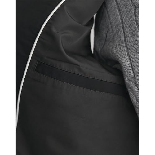 GANT Herren Steppweste - QUILTED WINDCHEATER VEST, Reißverschluss, Stehkragen Schwarz 4XL – Ansicht 6