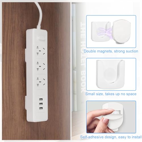 Teegxddy Fernbedienung Halterung - 3 Stück Magnethalter - Fernbedienungshalter - Fernbedienung Halterung Wand - Starker Magnetismus - Leicht Zu Verstauende Fernbedienung